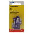 Bussmann 3 amps ATC Purple Blade Fuse 5 pk