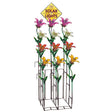 Regal Art & Gift Assorted Glass/Metal 33 in. H Tiger Lily Solar Garden Stake