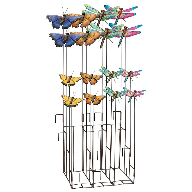 Regal Art & Gift Assorted Metal 36.5 in. H Butterfly/Dragonfly Outdoor Garden Stake