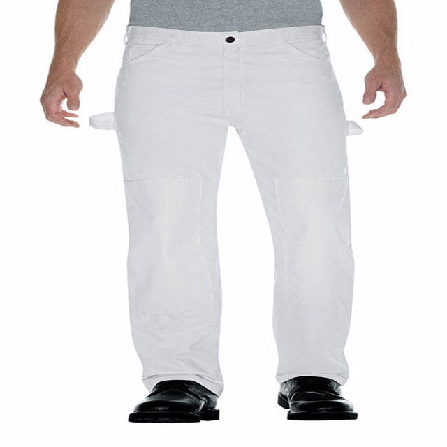 Dickies Men's Cotton Double Knee Pants White 30x30