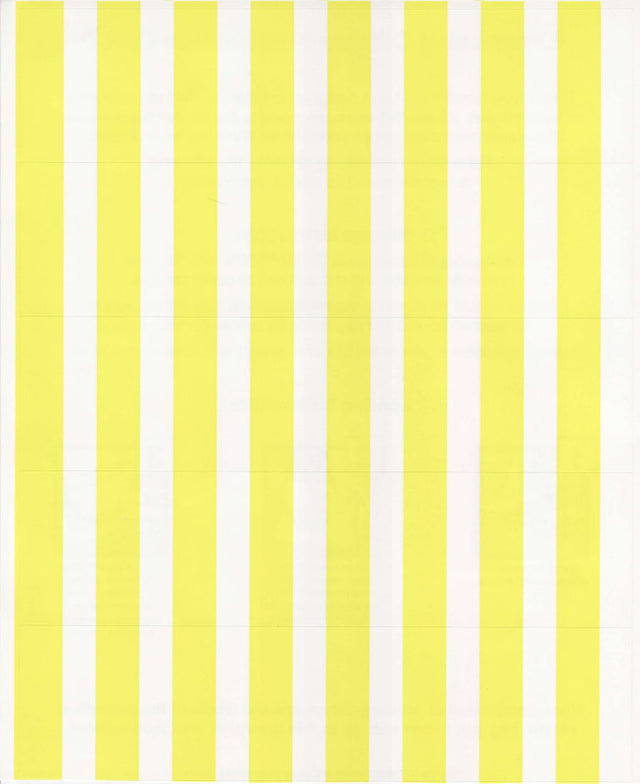 Laser Printer Adhesive Backed Yellow Bin Tag Labels - Sheet