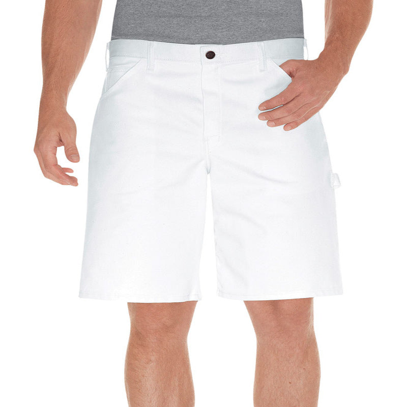 Dickies Men's Cotton Painter's Shorts White 40x11