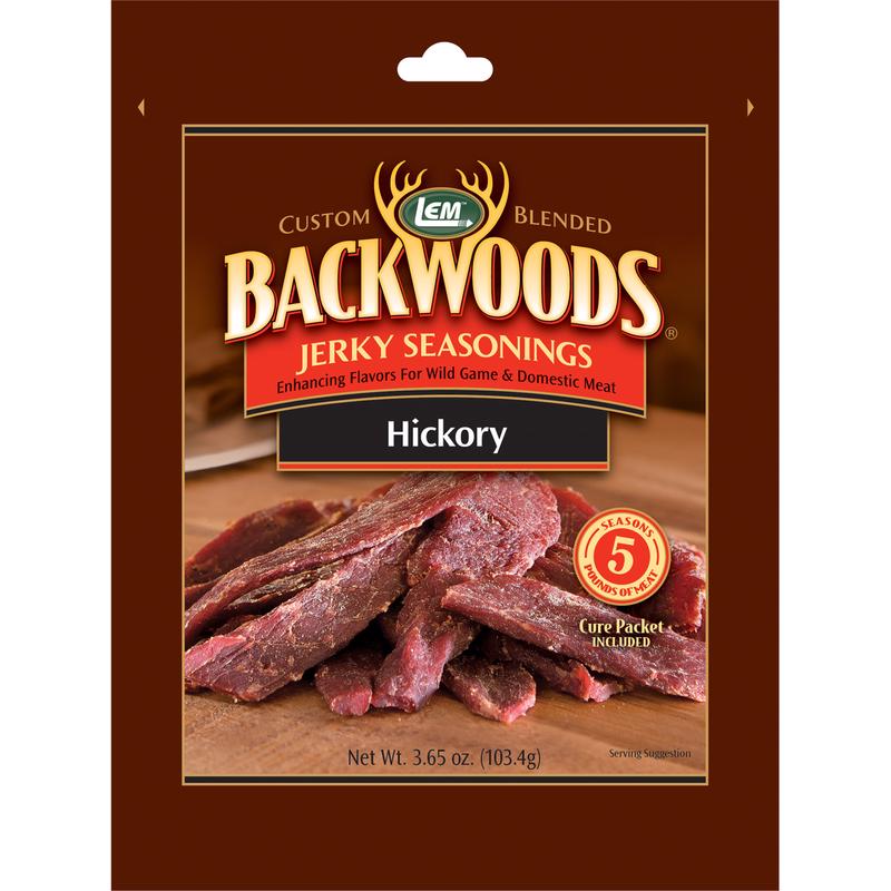 LEM Backwoods Hickory Jerky Seasoning 3.65 oz Boxed