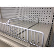 White Steel Shelf Divider 3 in. H X 22 in. L 12 pk