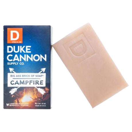 Duke Cannon Big Ass Brick of Soap Campfire Scent Bar Soap 10 oz