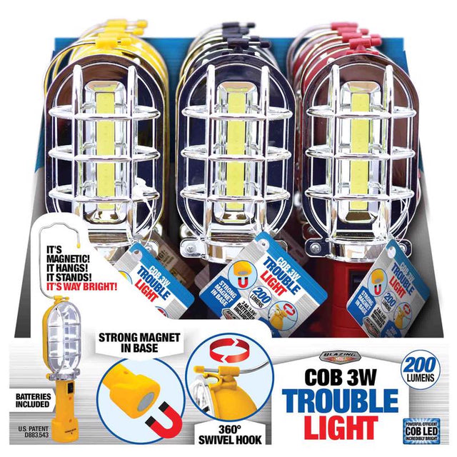 Blazing LEDz 240 lm Assorted LED COB Trouble Light