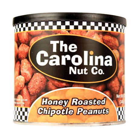 Carolina Nut Co. Honey Roasted Chipotle Peanuts 12 oz Can