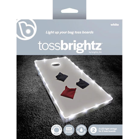 Brightz Toss Brightz White LED ABS Plastics 1 pk