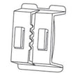Plastic Shelf Sign Clip 0.75 in. H X 1 in. W