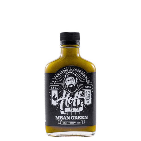 Hoff & Pepper Mean Green Hot Sauce 6.7 oz