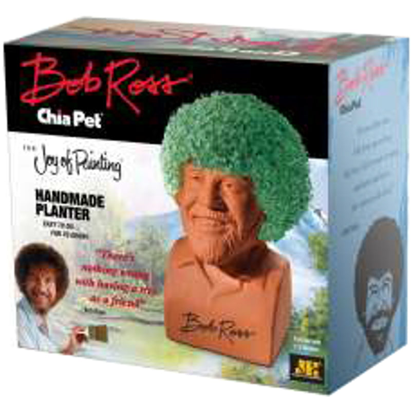 Chia Pet Joy of Painting Bob Ross Decorative Planter Clay 1 pk