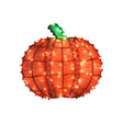 Celebrations Orange 13 in. LED Prelit Pumpkin Hanging Decor