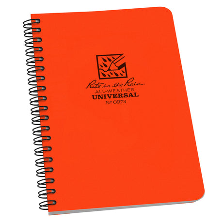 Rite in the Rain 4-5/8 in. W X 7 in. L Spiral Orange All-Weather Notebook