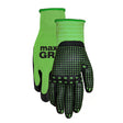 Midwest Quality Gloves Max Grip S Nitrile/Spandex Black/Green Grip Gloves