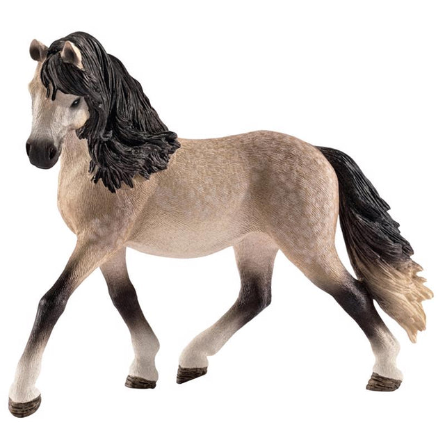 Schleich Horse Club Andalusian Mare Horse Toy Plastic Black/Tan