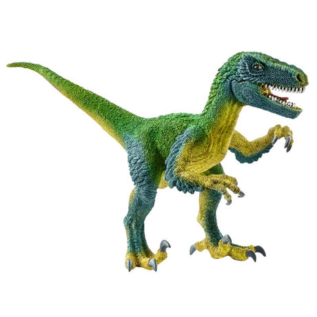 Schleich Dinosaurs Velociraptor Toy Plastic Blue/Green