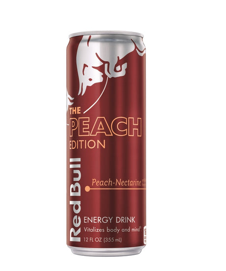 Red Bull The Peach Edition Peach-Nectarine Energy Drink 12 oz