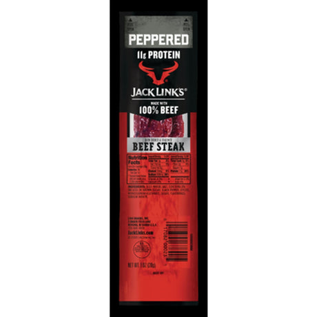 Jack Link's Peppered Beef Steak 1 oz Packet