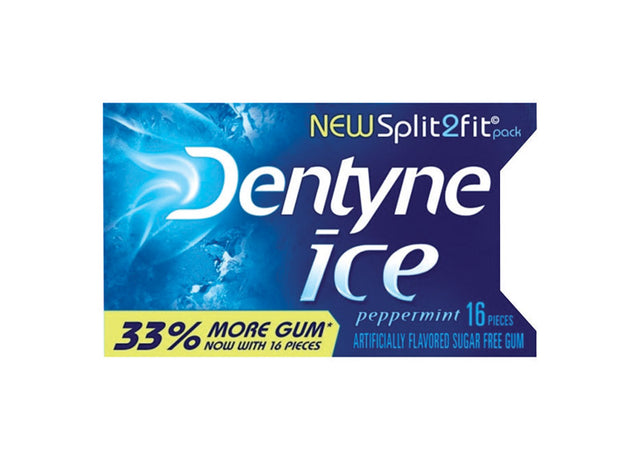 Dentyne Ice Sugar Free Peppermint Chewing Gum 16 pk