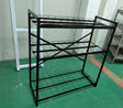 51 in. H X 19 in. W X 47.5 in. D Black Metal Bridge Display