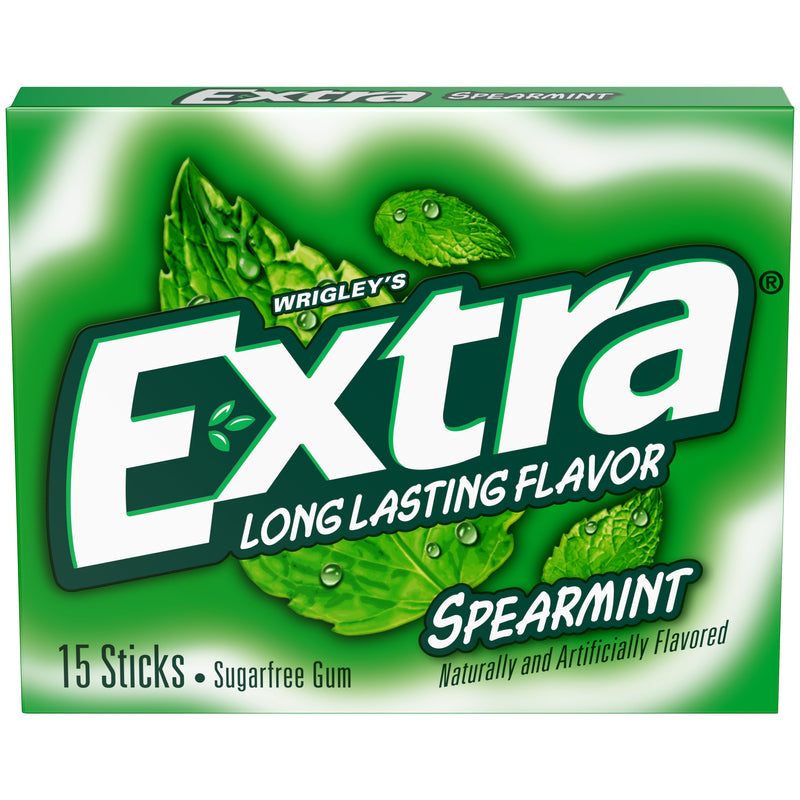 Wrigley's Extra Sugar Free Spearmint Chewing Gum 15 pc 0.11 oz