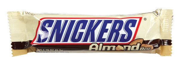 Snickers Milk Chocolate, Caramel, Almonds, Nougat Candy Bar 1.76 oz