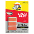 The Original Super Glue Super Strong Double Sided 0.68 in. W X 1.8 in. L Mounting Tape Orange