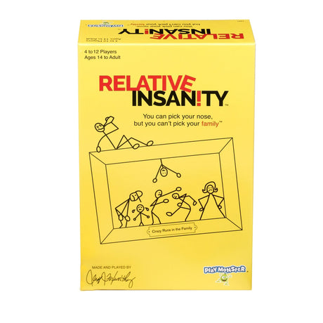 PlayMonster Relative Insanity Family Game Multicolored