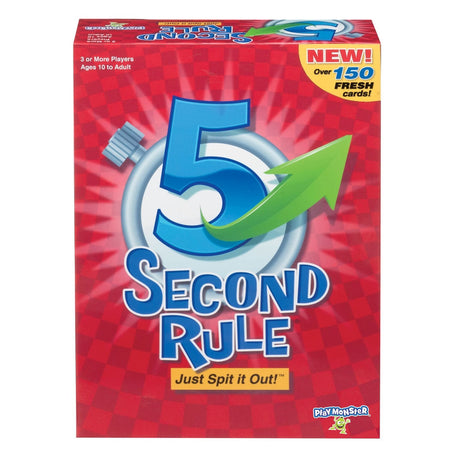 PlayMonster 5 Second Rule Family Game Multicolored