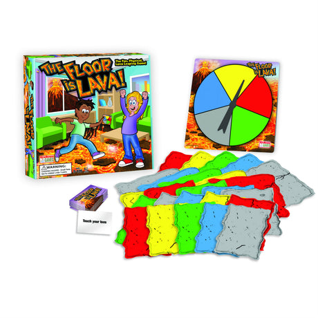 Endless Games The Floor Is Lava Game Multicolored 53 pc