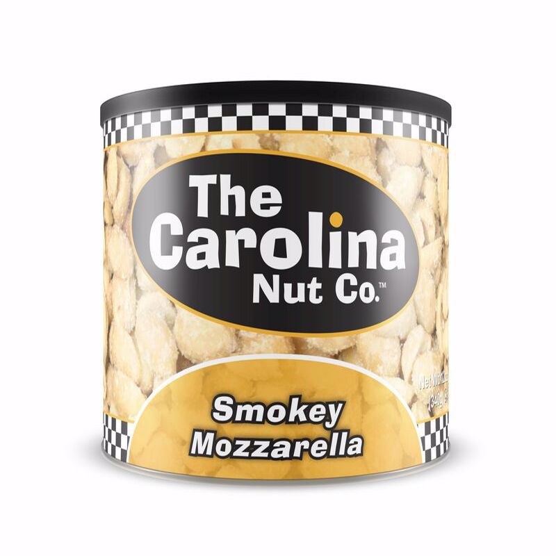 Carolina Nut Co. Smokey Mozzarella Peanuts 12 oz Can