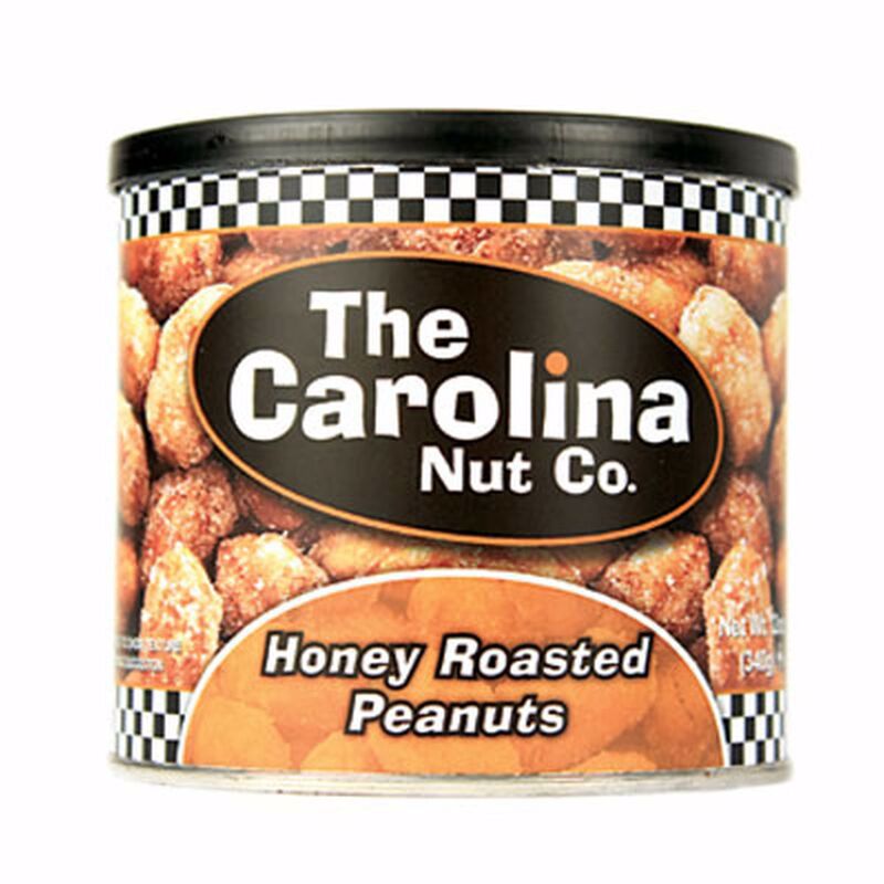 Carolina Nut Co. Honey Roasted Peanuts 12 oz Can