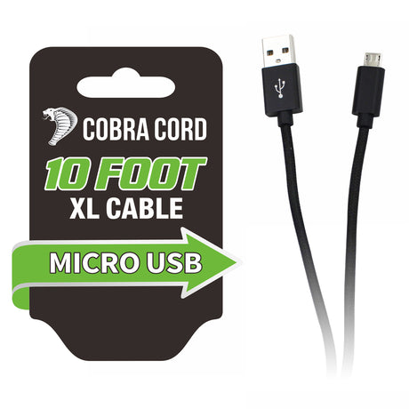 Diamond Visions Cobra Cord Cell Phone Cord Black