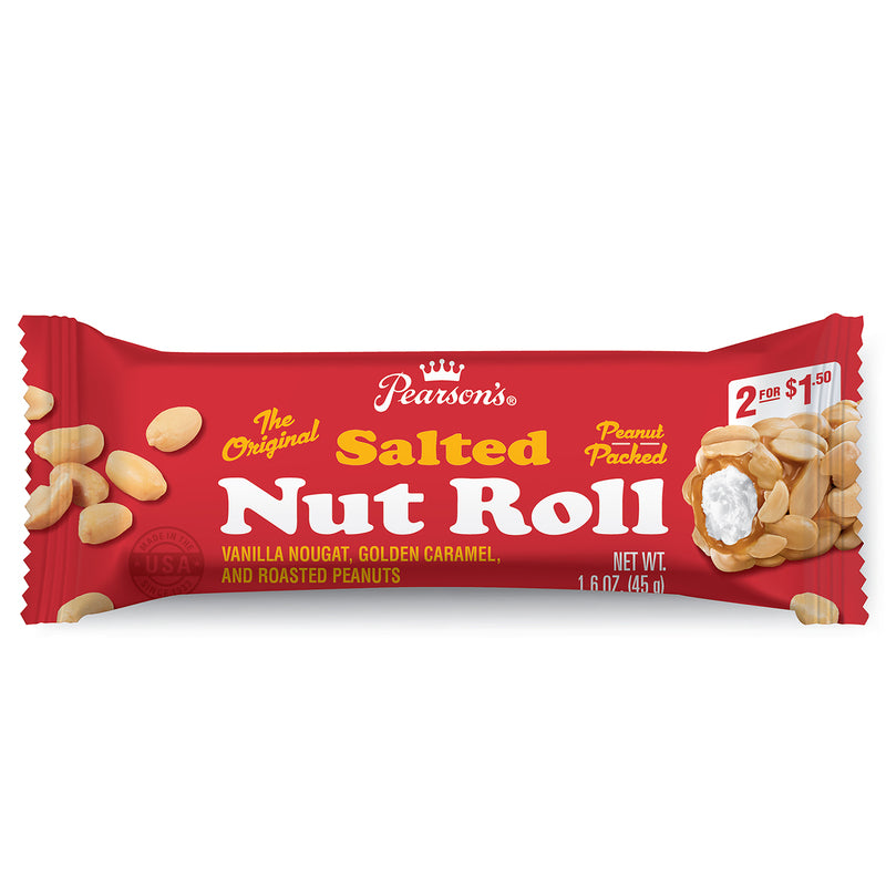 Pearson's Salted Nut Roll Candy Bar 1.6 oz