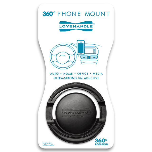 LoveHandle Black Swivel 360 Mount 360 Phone Mount