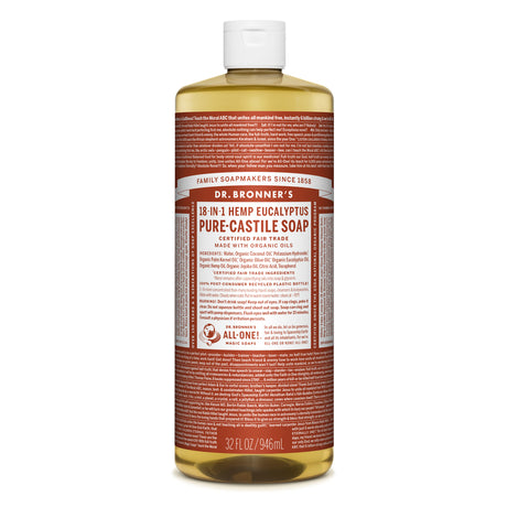 Dr. Bronner's Organic Eucalyptus Scent Pure-Castile Liquid Soap 32 oz 1 pk