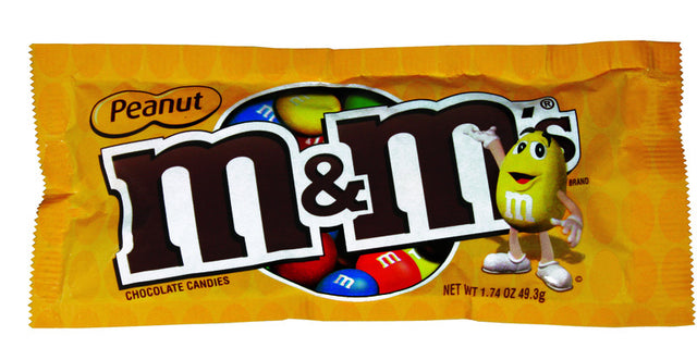 M&M's Peanut Chocolate Candies 1.74 oz