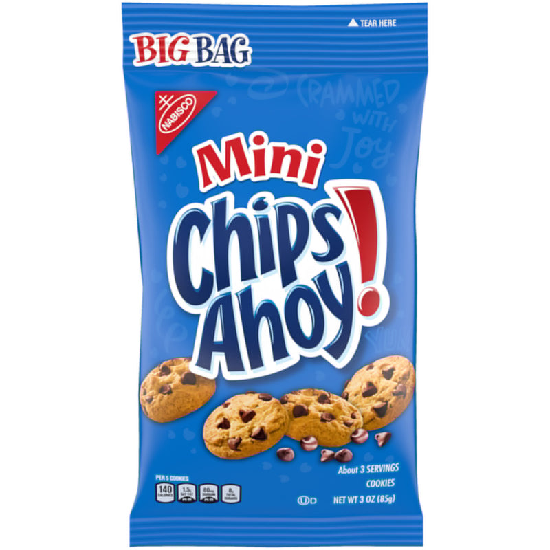 Chips Ahoy! Mini Chocolate Chip Cookies 3 oz Bagged