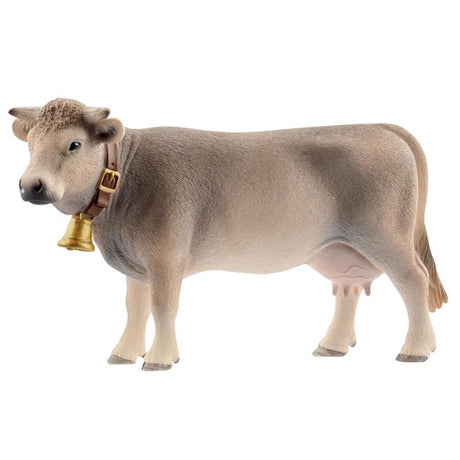 Schleich Farm World Braunvieh Cow Toy Plastic Brown