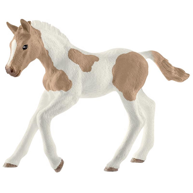 Schleich Horse Club Paint Horse Foal Toy Plastic Brown/White