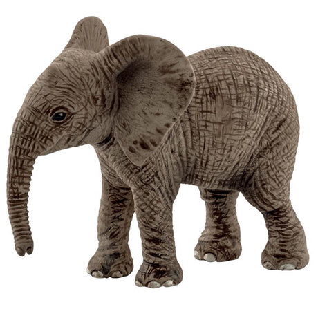 Schleich Wild Life African Elephant Calf Toy Plastic Gray