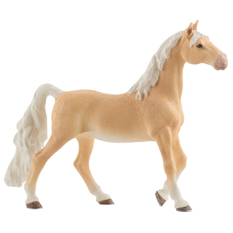 Schleich Horse Club American Saddlebred Mare Toy Plastic Beige/White