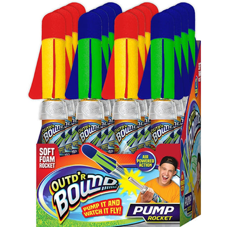 Ja-Ru Outd'r Bound Pump Rocket Foam Assorted 1 pc