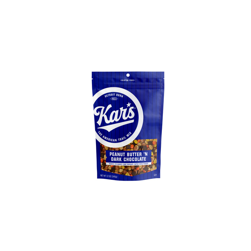 Kars Peanut Butter 'N Dark Chocolate Trail Mix 12 oz Bagged