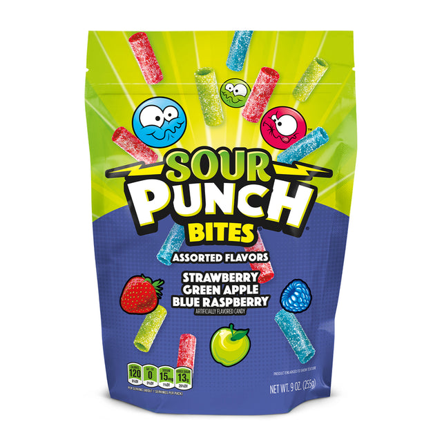 Sour Punch Bites Assorted Candy 9 oz