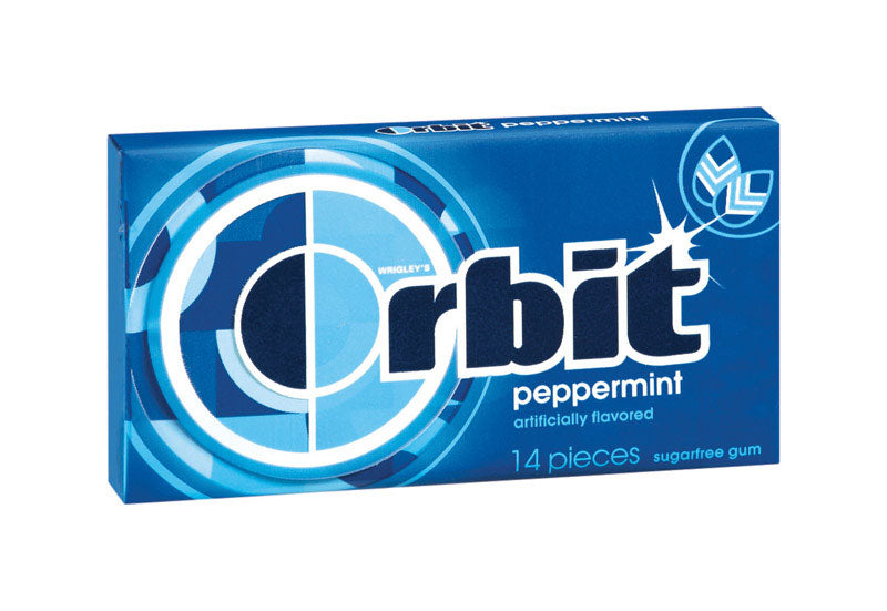 Orbit Sugar Free Peppermint Chewing Gum 14 pc