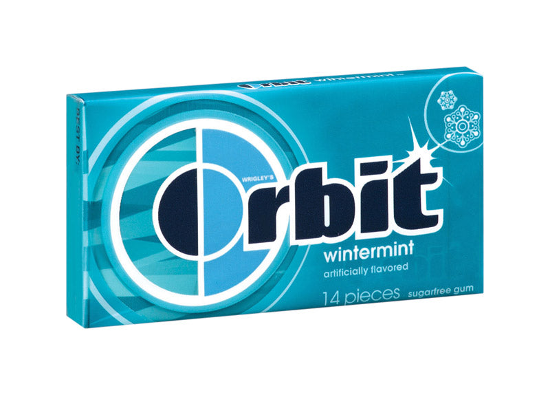 Orbit Sugar Free Wintermint Chewing Gum 14 pc