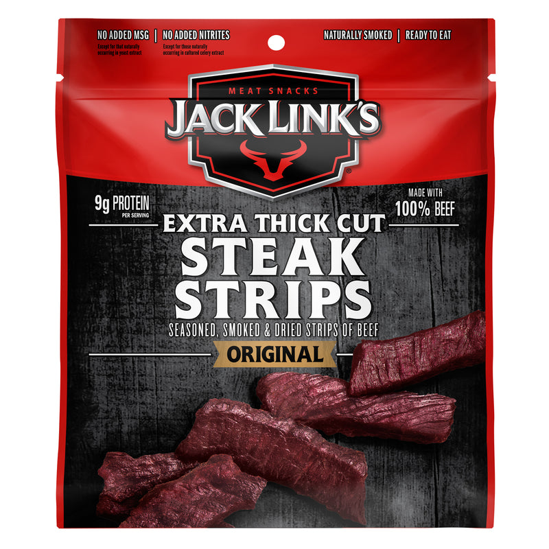 Jack Link's Original Beef Strips 2.6 oz Bagged