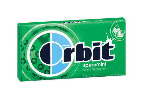 Orbit Sugar Free Spearmint Chewing Gum 14 pc