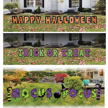 Fun World 17.5 in. Yard Sign Halloween Decor